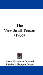 The Very Small Person_cover