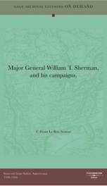 major general william t sherman and his campaigns_cover