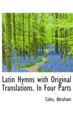 latin hymns with original translations_cover