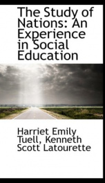 the study of nations an experience in social education_cover