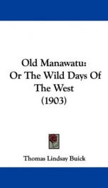 old manawatu or the wild days of the west_cover