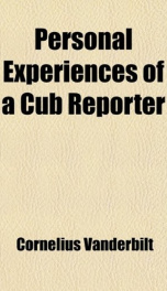 personal experiences of a cub reporter_cover