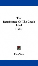 the renaissance of the greek ideal_cover