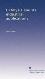 catalysis and its industrial applications_cover