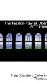 the passion play at ober ammergau_cover