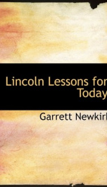 lincoln lessons for today_cover