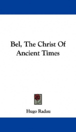 bel the christ of ancient times_cover