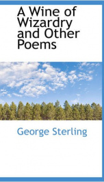 a wine of wizardry and other poems_cover