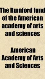 the rumford fund of the american academy of arts and sciences_cover