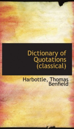 dictionary of quotations classical_cover