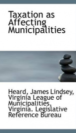 taxation as affecting municipalities_cover