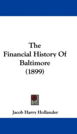the financial history of baltimore_cover