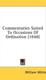 commentaries suited to occasions of ordination_cover