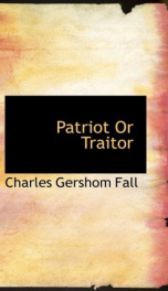 patriot or traitor_cover