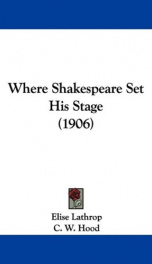 where shakespeare set his stage_cover