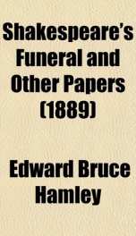 shakespeares funeral and other papers_cover