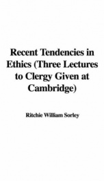 Recent Tendencies in Ethics_cover