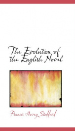 the evolution of the english novel_cover