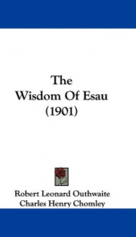 the wisdom of esau_cover
