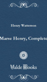 Marse Henry, Complete_cover