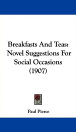 breakfasts and teas novel suggestions for social occasions_cover