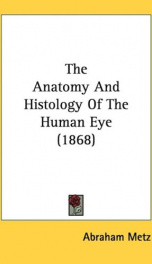 the anatomy and histology of the human eye_cover