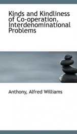 kinds and kindliness of co operation interdenominational problems_cover