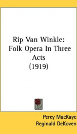 rip van winkle folk opera in three acts_cover