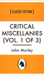 Critical Miscellanies (Vol. 1 of 3)_cover