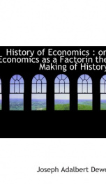 history of economics_cover