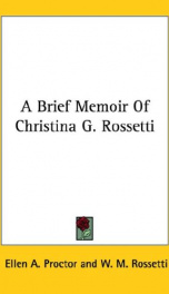 a brief memoir of christina g rossetti_cover