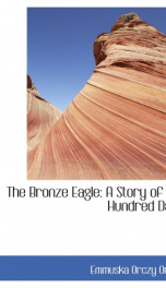 the bronze eagle a story of the hundred days_cover