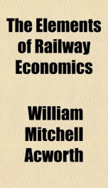 the elements of railway economics_cover