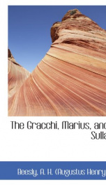 the gracchi marius and sulla_cover