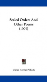 sealed orders and other poems_cover