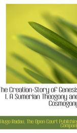 the creation story of genesis i a sumerian theogony and cosmogony_cover