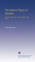 the modern theory of solution_cover