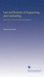 law and business of engineering and contracting with numerous forms and blanks_cover