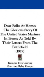 dear folks at home the glorious story of the united states marines_cover