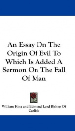 an essay on the origin of evil_cover