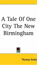 A Tale of One City: the New Birmingham_cover