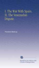 i the war with spain ii the venezuelan dispute_cover