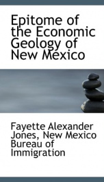 epitome of the economic geology of new mexico_cover