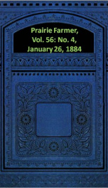 Prairie Farmer, Vol. 56: No. 4, January 26, 1884_cover