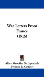 war letters from france_cover