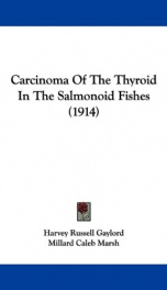 carcinoma of the thyroid in the salmonoid fishes_cover