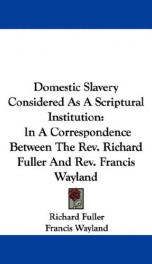 domestic slavery considered as a scriptural institution_cover