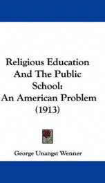 religious education and the public school an american problem_cover