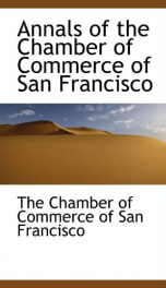 annals of the chamber of commerce of san francisco_cover