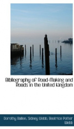 bibliography of road making and roads in the united kingdom_cover